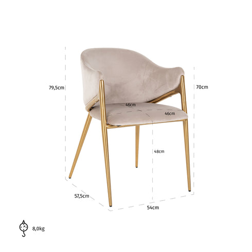 Gwinn Taupe Chair